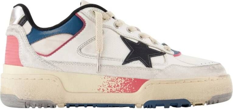 Golden Goose Witte Leren Sneakers Ronde Neus