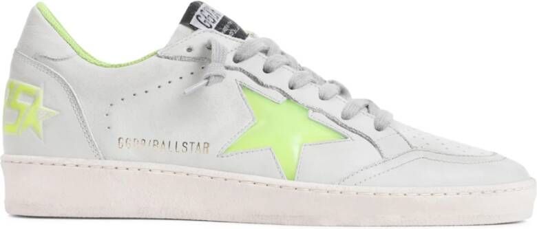 Golden Goose Witte Leren Sneakers Stijlvol Model White Heren
