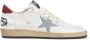 Golden Goose Iconische ster leren sneakers met suède Beige Heren - Thumbnail 1