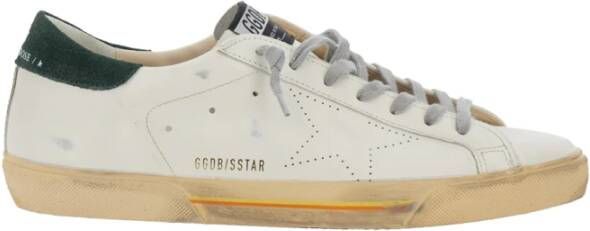 Golden Goose Witte Leren Sneakers Super Star Stijl