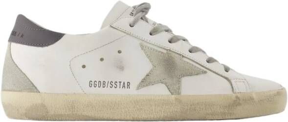 Golden Goose Witte Leren Sneakers met Contrasterende Details White Dames