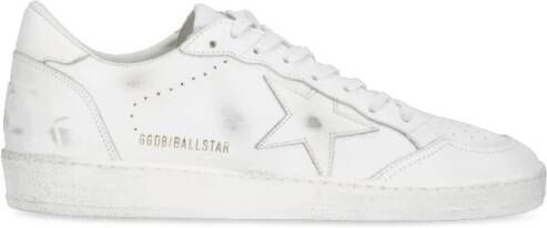 Golden Goose Witte Leren Sneakers voor Mannen White Heren