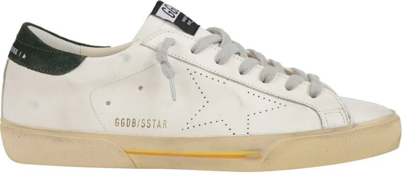 Golden Goose Witte leren sterrensneakers
