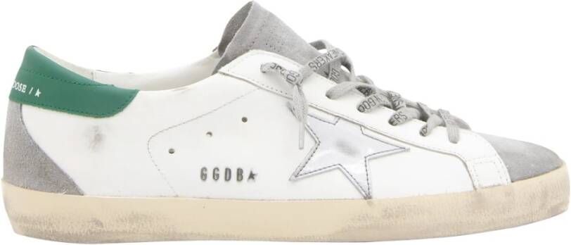 Golden Goose Heren Lichtblauwe Lamsskin Jas met Witte Mouwen Wit Heren - Foto 5