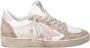 Golden Goose Witte Roze Beige Ballstar Sneakers - Thumbnail 1
