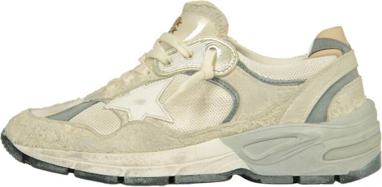 Golden Goose Witte Mesh Sneakers met Zijdelingse Ster Applicatie White Heren