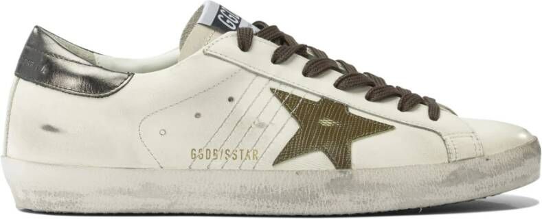 Golden Goose Witte Sneakers Laag Uitgesneden Silhouet Leer