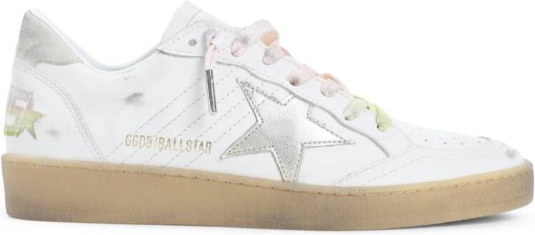 Golden Goose Witte Sneakers met Sterinzet