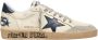 Golden Goose Leren Veterschoenen Platte Rubberen Zool White Heren - Thumbnail 16