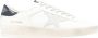 Golden Goose Verbeter je sneaker game met 10220 White Ice Black Stardan Leren Bovenwerk Suède Ster Glanzende Leren Hak Sneakers White Heren - Thumbnail 1