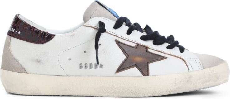 Golden Goose Witte Sneakers Stijlvol Uiterlijk Comfortabel Veelzijdig