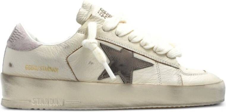 Golden Goose Witte Sneakers Stijlvolle Ronde Neus