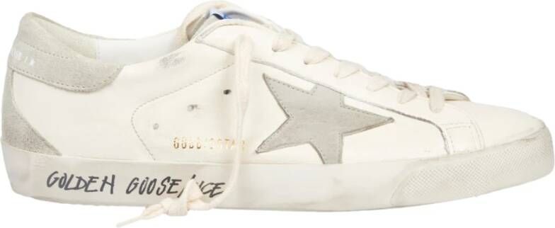 Golden Goose Witte Sneakers Super Star Model Vintage White Heren