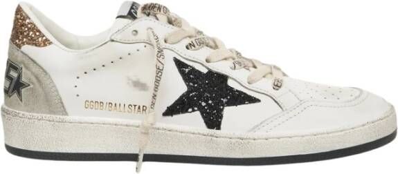 Golden Goose Witte Leren Sneakers White Dames