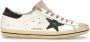 Golden Goose Stijlvolle Leren Sneakers in Wit Groen Bruin Multicolor Heren - Thumbnail 14