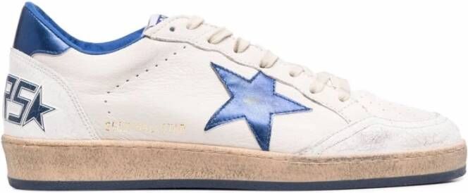 Golden Goose Witte Ball Star Lage Sneakers White Heren