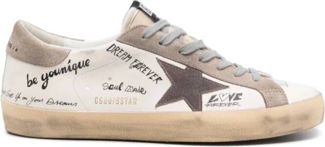 Golden Goose Witte Sneakers met Stella Logo White Heren