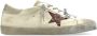 Golden Goose Sneakers Super-Star Met Lijst Gedrukte Ster Geborduurd Beige Heren - Thumbnail 1