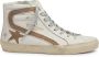 Golden Goose Witte Leren Slide Sneakers met Messing Details White Dames - Thumbnail 6