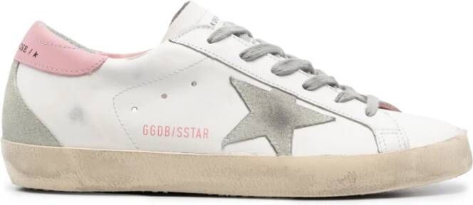 Golden Goose Sneakers met versleten effect en sterrenlogo Beige Dames