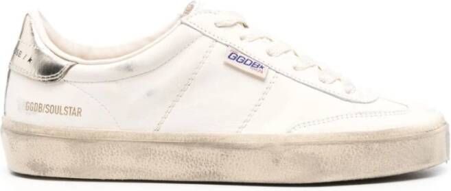 Golden Goose Witte Vetersluiting Sneakers White Dames