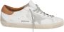 Golden Goose Super Star Baskets in White and Camel Leather Wit Heren - Thumbnail 14