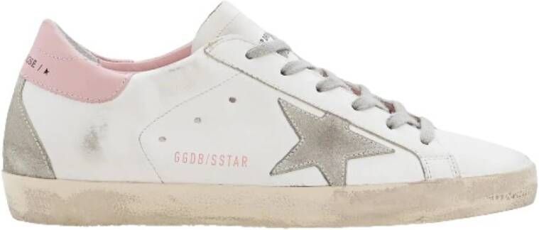 Golden Goose Witte Super Star Sneakers Suede
