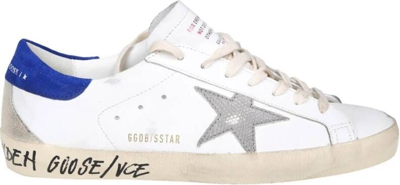 Golden Goose Witte Super-Star Sneakers van leer White Heren
