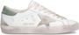 Golden Goose Leren sneakers met suède inzetstukken en geborduurd monogram White Heren - Thumbnail 1