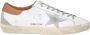 Golden Goose Super Star Baskets in White and Camel Leather Wit Heren - Thumbnail 7