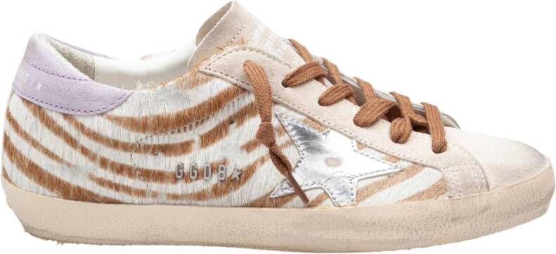 Golden Goose Low-Top Sneakers Super Star Sneakers In Suede in beige