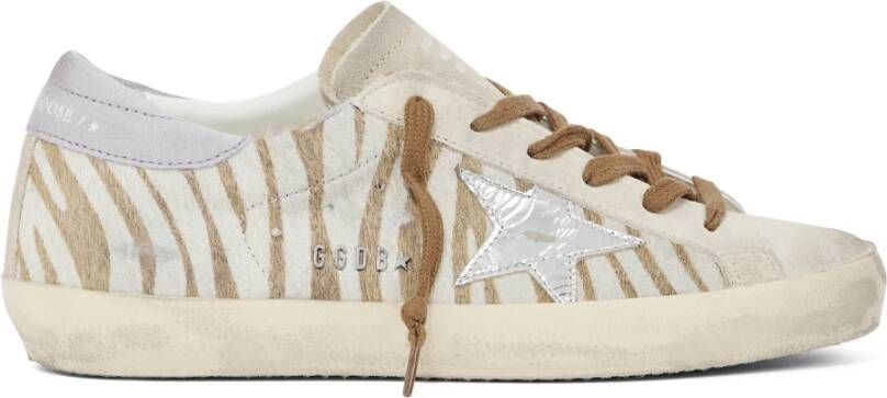 Golden Goose Zebra Superstar Sneakers