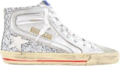 Golden Goose Zilver Glitter Skate Sneakers Multicolor Dames