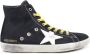 Golden Goose Zwarte Canvas High-Top Sneaker - Thumbnail 1