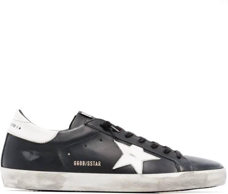 Golden Goose Scarpa Donna Super-Star Leather Upper Shiny Leather Star AND Heel