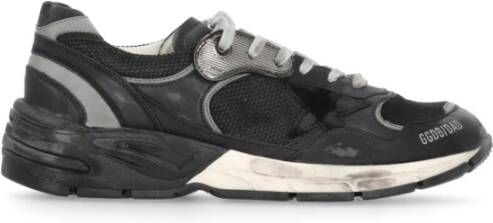 Golden Goose Zwarte Leren Sneakers met Sterdetail