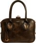 Golden Goose Zwarte sleutelslot leren schoudertas - Thumbnail 1