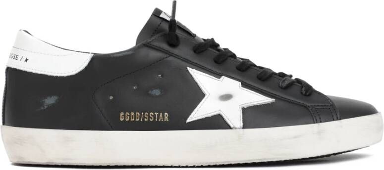 Golden Goose Scarpa Donna Super-Star Leather Upper Shiny Leather Star AND Heel