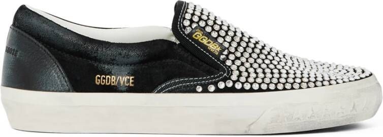 Golden Goose Zwarte Sneakers met Suède Bovenwerk