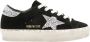 Golden Goose Zwarte Suède Sneakers met Zilveren Glitter Ster Black Dames - Thumbnail 21