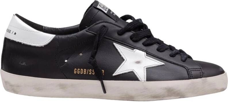 Golden Goose Scarpa Donna Super-Star Leather Upper Shiny Leather Star AND Heel