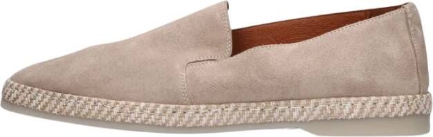 Goosecraft Beige Suède Loafer met Touwzool