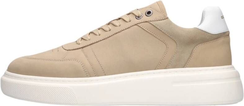 Goosecraft Beige Tufted 21 Sneakers met Plateauzool
