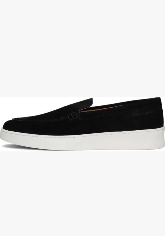 Goosecraft Zwarte Suède Loafer Bean