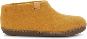 Green Comfort Ankle Boots Geel Dames
