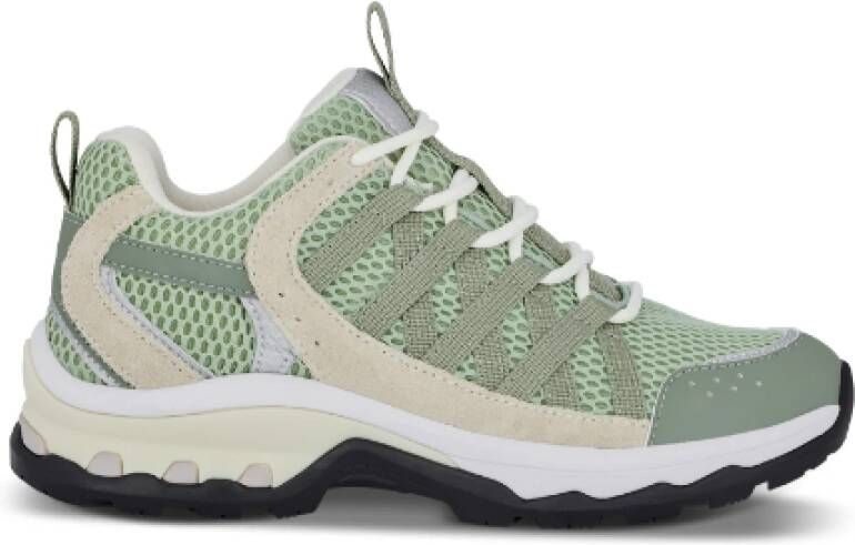 Green Comfort Groene Suède Veterschoenen