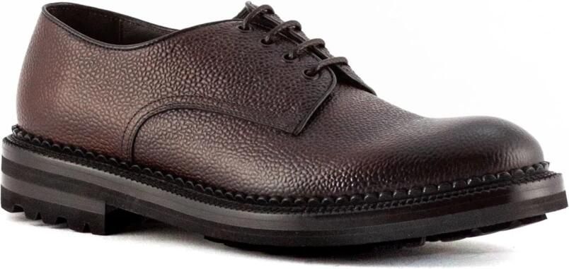 Green George Bordeauxleren Veterschoenen