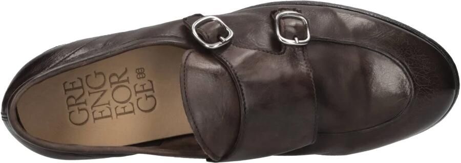 Green George Double Buckle Leren Loafers - Foto 2