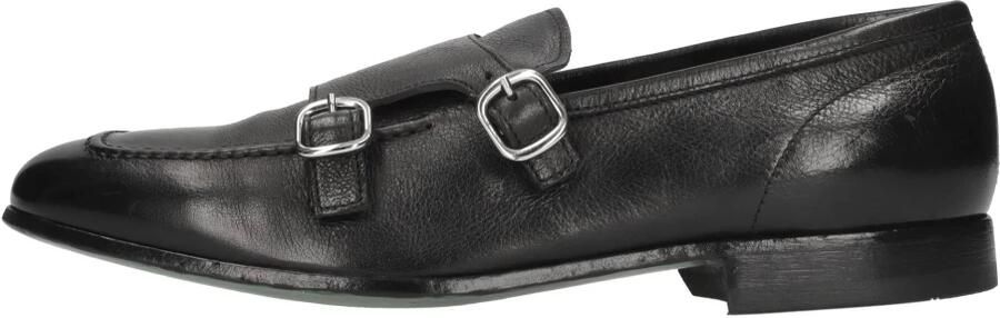 Green George Double Buckle Loafers