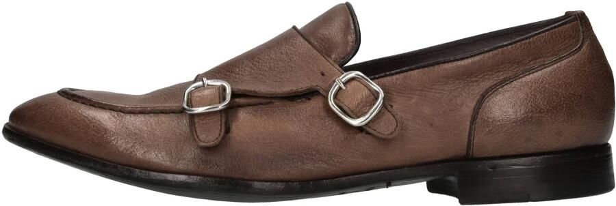 Green George Double Buckle Loafers